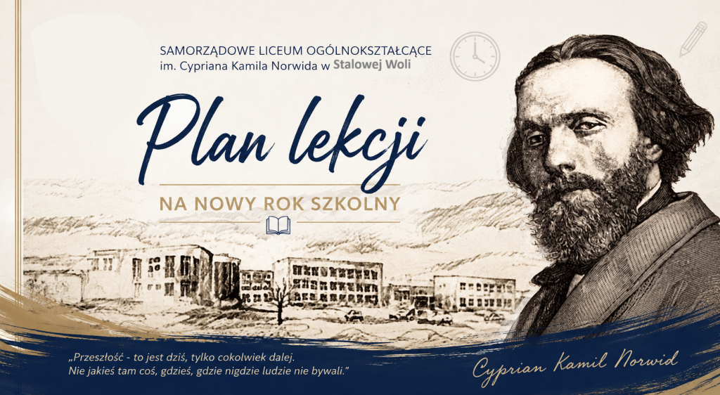Plan lekcji na rok szkolny 2026/2027